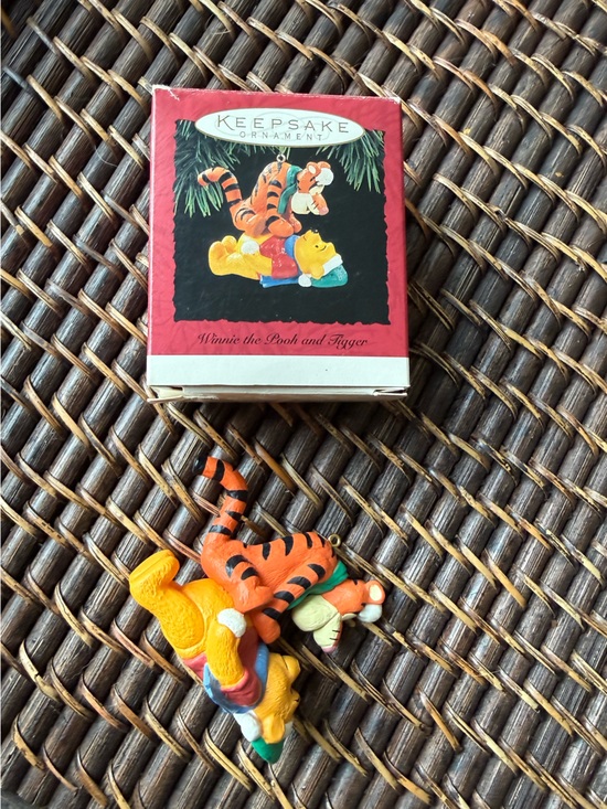 Hallmark Other - 1994 Vintage Disney Winnie the Pooh & Tigger Hallmark Collectible Ornament